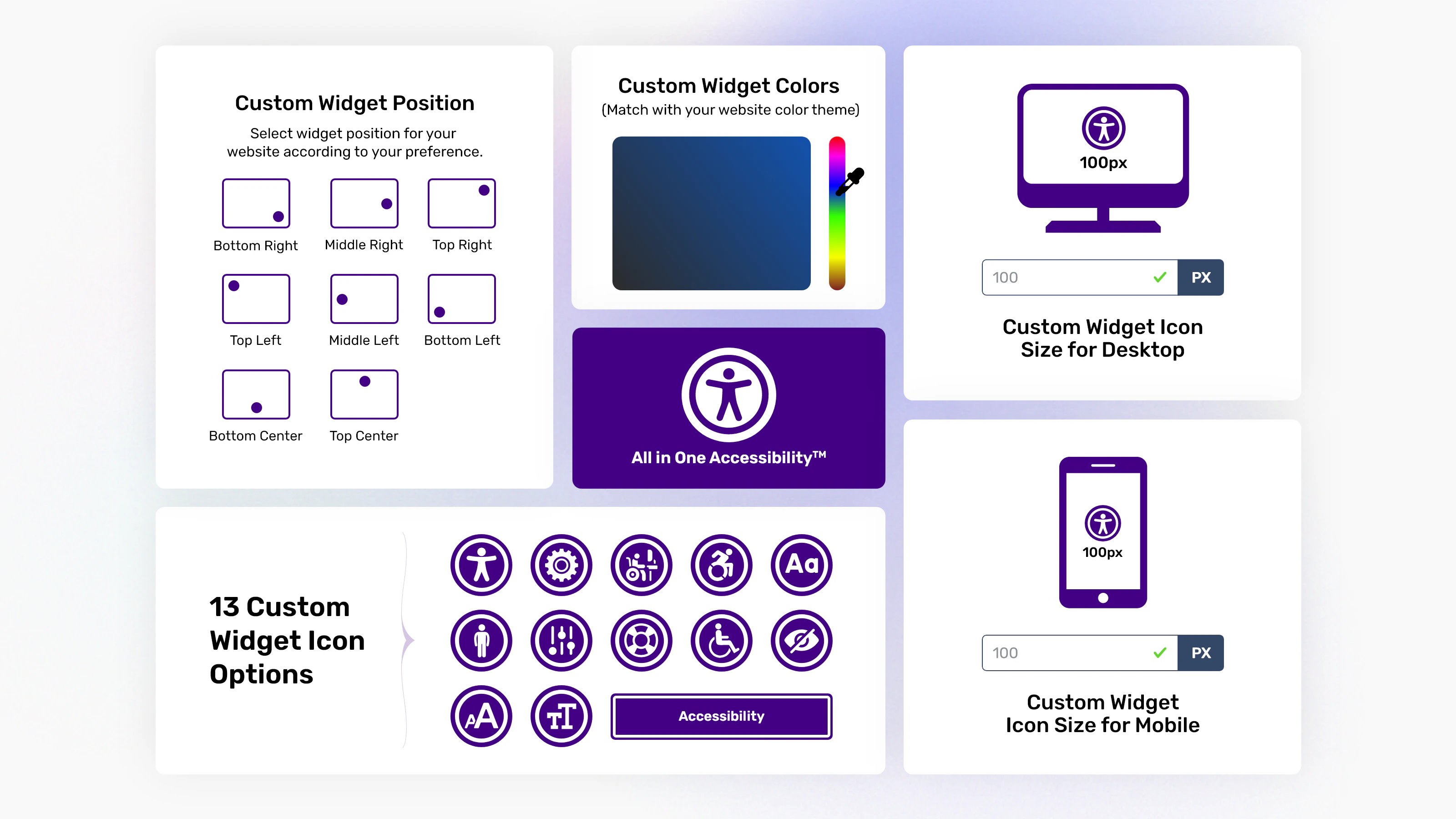 screenshot of All In One Accessibility